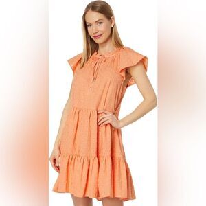 Tommy Hilfiger Floral Coral Reef Tiered Dress size XL NWT Women’s